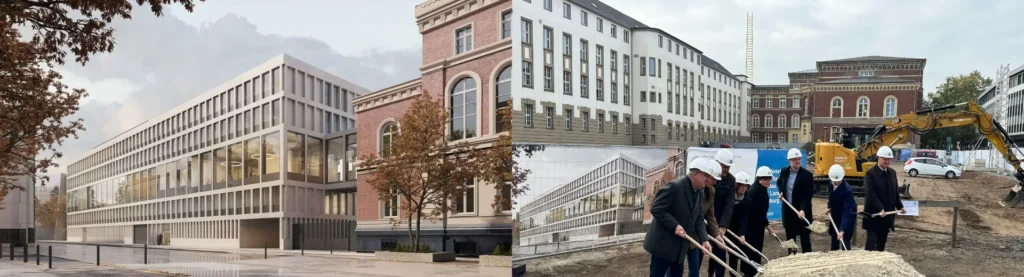 Umbau und Erweiterung des Amts- und Landgerichts Duisburg – Spatenstich